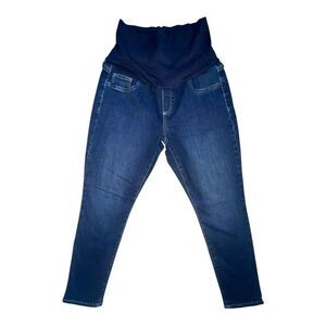 Gap Maternity Dark Wash Easy Leggings Full Panel Jeans 10/30 Regular NWOT